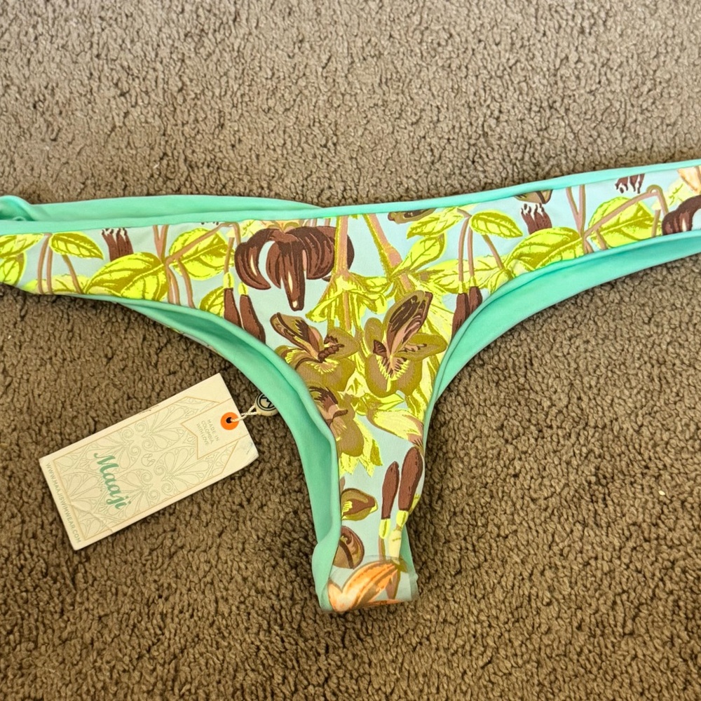 Maaji Tropical Print Bikini Bottom